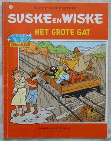 Strip Boek, Suske en Wiske, Het Grote Gat, Nr.250, Standaard Uitgeverij, 1996.(Nr.1)