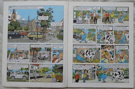 Strip Boek, Suske en Wiske, De Vonkende Vuurman, Nr.246, Standaard Uitgeverij, 1995.(Nr.1) - 2