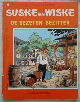 Strip Boek, Suske en Wiske, De Bezeten Bezitter, Nr.222, Standaard Uitgeverij, 1989.(Nr.1) - 0