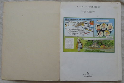 Strip Boek, Suske en Wiske, De Bezeten Bezitter, Nr.222, Standaard Uitgeverij, 1989.(Nr.1) - 1