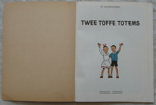 Strip Boek, Suske en Wiske, Twee Toffe Totems, Nr.108, Standaard Uitgeverij, 1978.(Nr.1) - 1