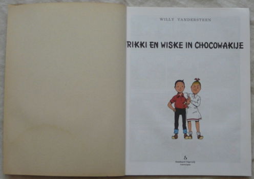 Strip Boek, Suske en Wiske, Rikki En Wiske In Chocowakije, Nr.154, Standaard Uitgeverij, 1999.(Nr.1) - 1