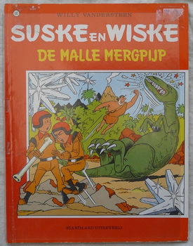 Strip Boek, Suske en Wiske, De Malle Mergpijp, Nr.143, Standaard Uitgeverij, 1993.(Nr.1) - 0