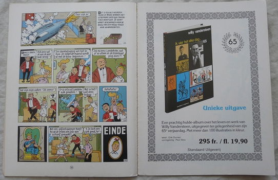 Strip Boek, Suske en Wiske, Het Laatste Dwaallicht, Nr.172, Standaard Uitgeverij, 1979.(Nr.1) - 3