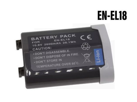 EN-EL18 Batterij voor NIKON D4 D5 D4S D6 - 0