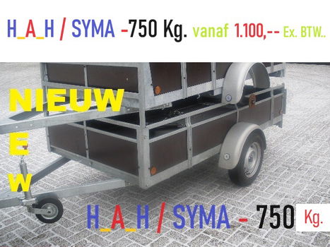 NIEUW in ons assortiment met 750 Kg. karretjes de H_A_H / SYMA - 750 - 0