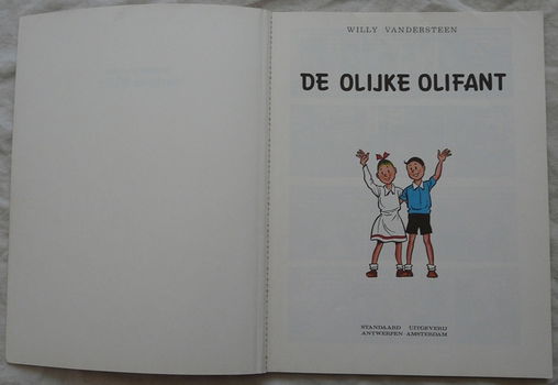 Strip Boek, Suske en Wiske, De Olijke Olifant, Nr.170, Standaard Uitgeverij, 1978.(Nr.1) - 1