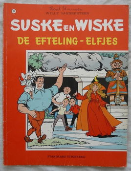 Strip Boek, Suske en Wiske, De Efteling - Elfjes, Nr.168, Standaard Uitgeverij, 1978.(Nr.1) - 0