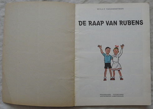 Strip Boek, Suske en Wiske, De Raap Van Rubens, Nr.164, Standaard Uitgeverij, 1978.(Nr.1) - 1