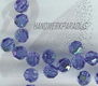 Swarovski 5000 Sapphire AB 6mm 42 Stuk of P.St. - 1 - Thumbnail