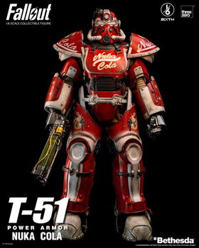 ThreeZero Fallout Action Figure T-51 Nuka Cola Power Armor - 0