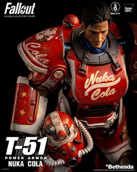 ThreeZero Fallout Action Figure T-51 Nuka Cola Power Armor - 2