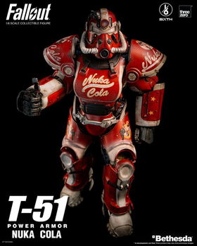 ThreeZero Fallout Action Figure T-51 Nuka Cola Power Armor - 4