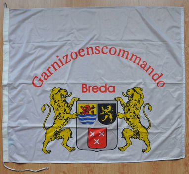 Vlag Garnizoenscommando Breda , militaire leger Nederland - 0