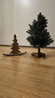 ZGAN mini kunst kerstboom/Lifestyle houten mini kerstboom