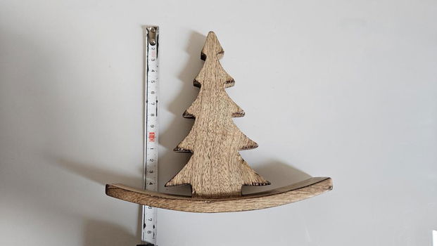 ZGAN mini kunst kerstboom/Lifestyle houten mini kerstboom - 4