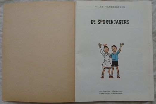 Strip Boek, Suske en Wiske, De Spokenjagers, Nr.70, Standaard Uitgeverij, 1978.(Nr.1) - 1