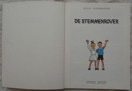 Strip Boek, Suske en Wiske, De Stemmenrover, Nr.84, Standaard Uitgeverij, 1979.(Nr.1) - 1