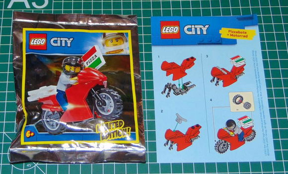 Lego City pizza koerier - limited edition - 0