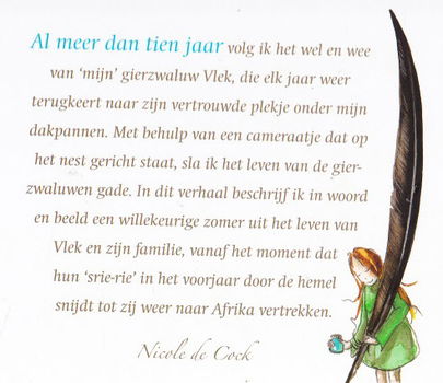 GOEDE REIS, GIERZWALUW - Nicole de Cock - 1