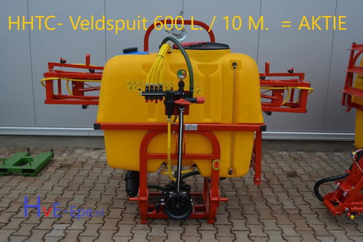 Spuitvat / Veldspuit = 600 L. / 10 M. bomen ( compleet ) e/o - 0