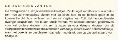 DE DWERGJES VAN TUIL - Paul Biegel (1976) - 1