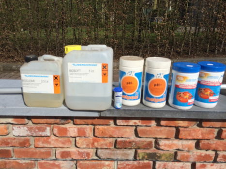 Jacuzzi stofzuiger met reeks producten: stofzuiger biosoft bioclear ph+ ph- chloor teststaafjes - 2