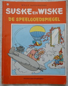 Strip Boek, Suske en Wiske, De Speelgoedspiegel, Nr.219, Standaard Uitgeverij, 1989.(Nr.1)