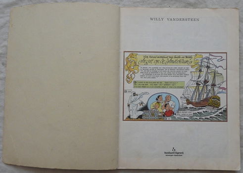 Strip Boek, Suske en Wiske, Angst Op De Amsterdam, Nr.202, Standaard Uitgeverij, 1985.(Nr.1) - 1