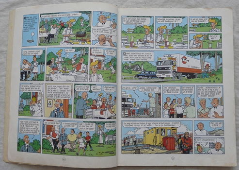 Strip Boek, Suske en Wiske, Angst Op De Amsterdam, Nr.202, Standaard Uitgeverij, 1985.(Nr.1) - 2