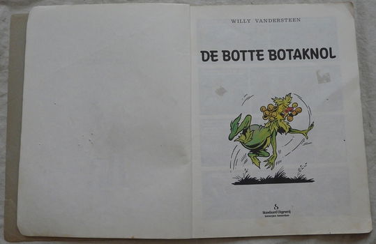 Strip Boek, Suske en Wiske, De Botte Botaknol, Nr.185, Standaard Uitgeverij, 1981.(Nr.1) - 2