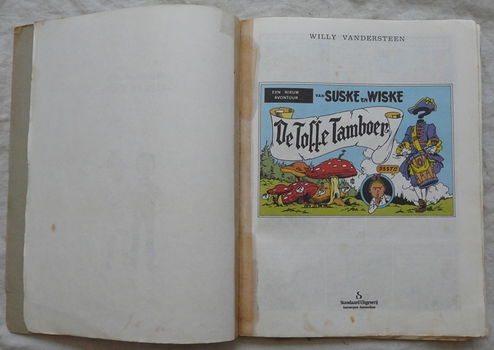 Strip Boek, Suske en Wiske, De Toffe Tamboer, Nr.183, Standaard Uitgeverij, 1981.(Nr.1) - 2