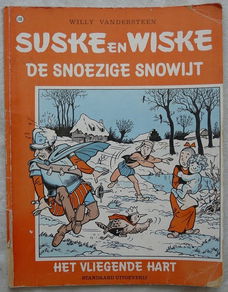 Strip, Suske en Wiske, De Snoezige Snowijt / Het Vliegende Hart, Nr.188, Standaard Uitgeverij, 1985.