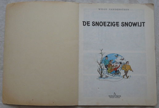 Strip, Suske en Wiske, De Snoezige Snowijt / Het Vliegende Hart, Nr.188, Standaard Uitgeverij, 1985. - 1