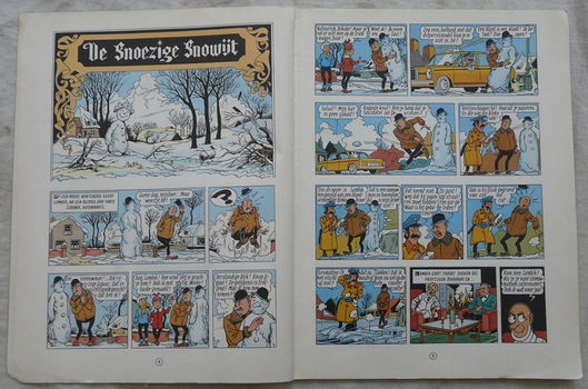 Strip, Suske en Wiske, De Snoezige Snowijt / Het Vliegende Hart, Nr.188, Standaard Uitgeverij, 1982. - 3