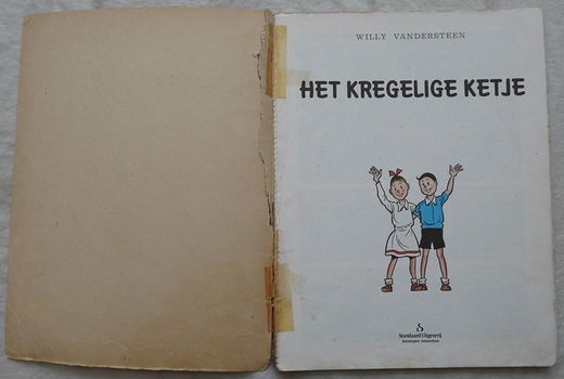 Strip Boek, Suske en Wiske, Het Kregelige Ketje, Nr.180, Standaard Uitgeverij, 1980.(Nr.1) - 1