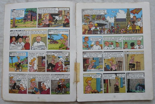 Strip Boek, Suske en Wiske, Het Kregelige Ketje, Nr.180, Standaard Uitgeverij, 1980.(Nr.1) - 2