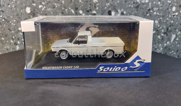 Volkswagen Caddy 14D wit 1:43 Solido Sol113 - 3