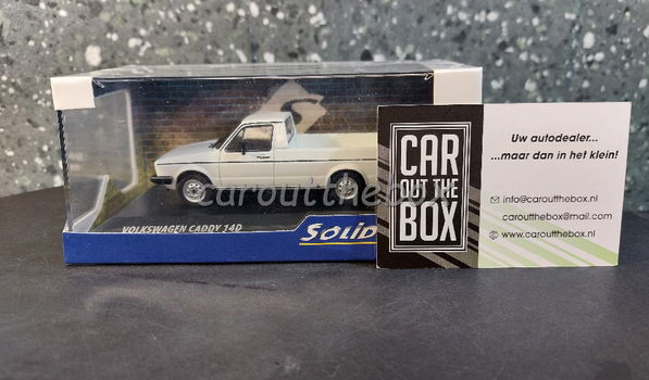 Volkswagen Caddy 14D wit 1:43 Solido Sol113 - 5