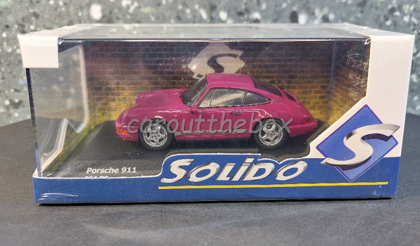 Porsche 911 964 RS star ruby 1:43 Solido Sol114 - 3