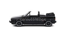 Volkswagen Golf 1 cabriolet Sportline zwart 1:43 Solido Sol116