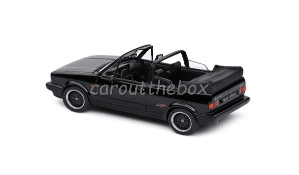 Volkswagen Golf 1 cabriolet Sportline zwart 1:43 Solido Sol116 - 2