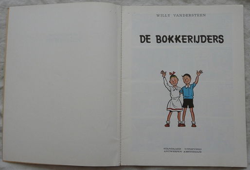 Strip Boek, Suske en Wiske, De Bokkerijders, Nr.136, Standaard Uitgeverij, 1979.(Nr.1) - 1