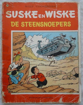 Strip Boek, Suske en Wiske, De Steensnoepers, Nr.130, Standaard Uitgeverij, 1979.(Nr.1) - 0