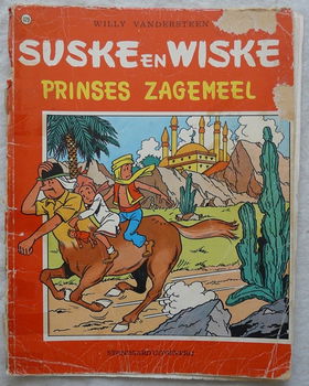 Strip Boek, Suske en Wiske, Prinses Zagemeel, Nr.129, Standaard Uitgeverij, 1979.(Nr.1) - 0