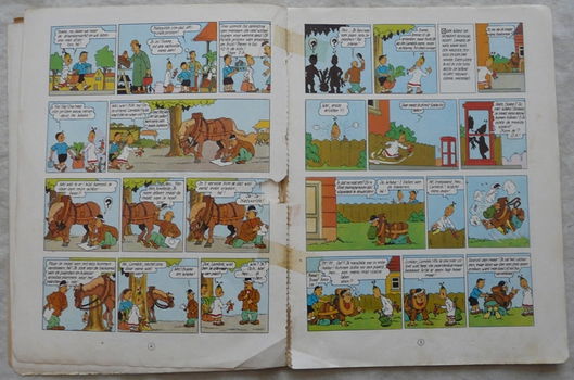 Strip Boek, Suske en Wiske, Prinses Zagemeel, Nr.129, Standaard Uitgeverij, 1979.(Nr.1) - 2