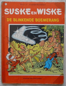 Strip Boek, Suske en Wiske, De Blinkende Boemerang, Nr.161, Standaard Uitgeverij, 1983.(Nr.1) - 0