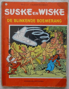 Strip Boek, Suske en Wiske, De Blinkende Boemerang, Nr.161, Standaard Uitgeverij, 1983.(Nr.1)