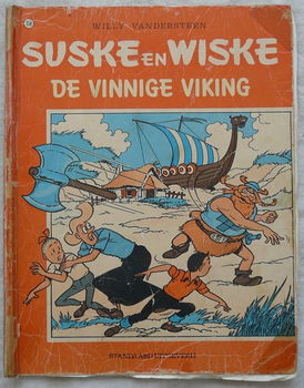 Strip Boek, Suske en Wiske, De Vinnige Viking, Nr.158, Standaard Uitgeverij, 1981.(Nr.1) - 0