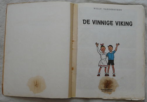 Strip Boek, Suske en Wiske, De Vinnige Viking, Nr.158, Standaard Uitgeverij, 1981.(Nr.1) - 1